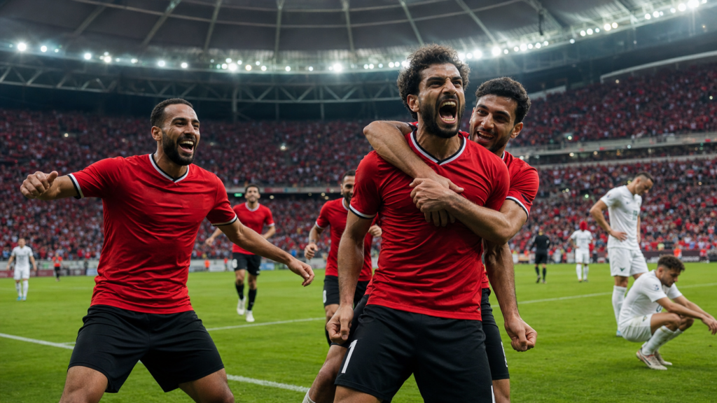Egypte draait duel om en verslaat Nieuw-Zeeland met 3-1