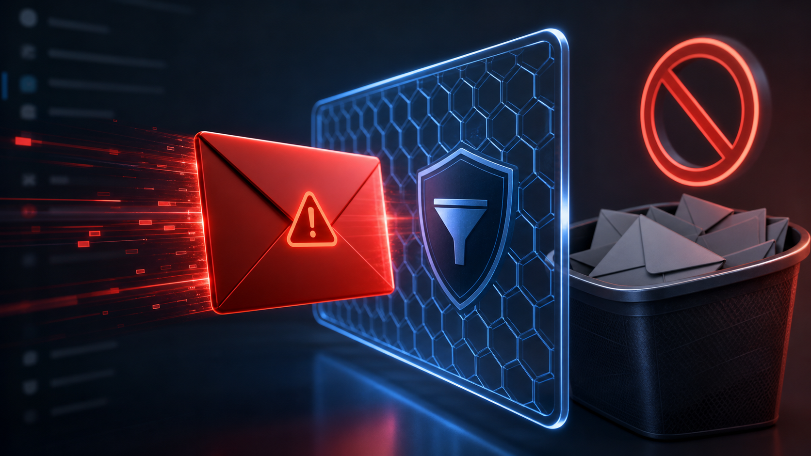 Digitale noodwaarschuwing wordt tegengehouden door een spamfilter
